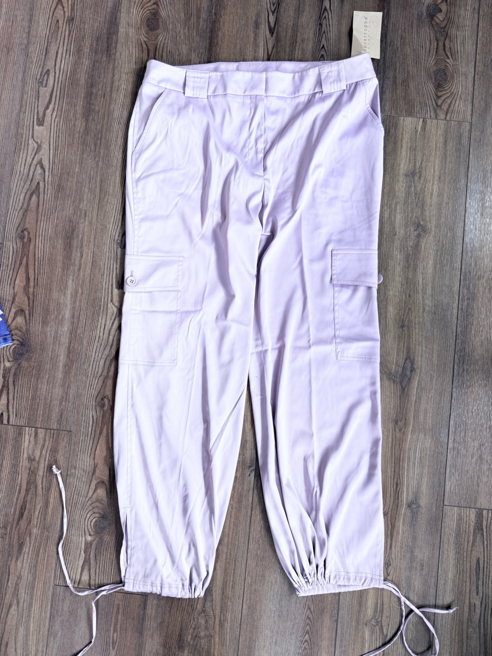 Vintage Y2K Balletcore Apostrophe Light Purple Cargo Jogger Pants